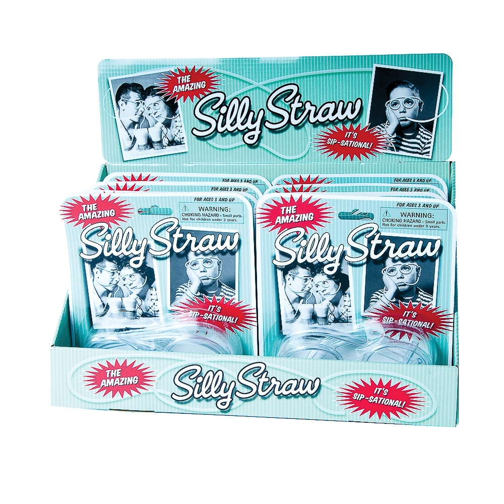 Silly Straw Drinking Glasses Funtime Gifts
