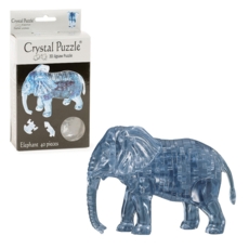 Crystal Puzzle- Elephant Black