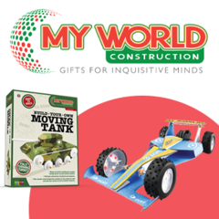 A range of build your own models and toys