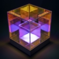 Iridescent Infinity Cube